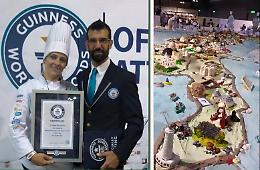 La torta più grande al mondo, impresa anche cremonese