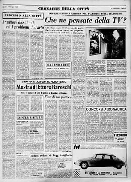 Che ne pensate della TV?
 