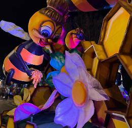 Le luci del Carnevale illuminano la notte