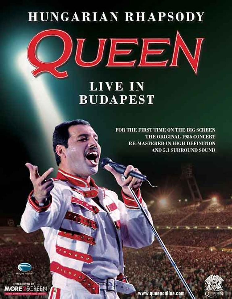 Queen the Hungarian Rhapsody: spettacolare evento musicale venerdì 9 maggio  a SpazioCinema