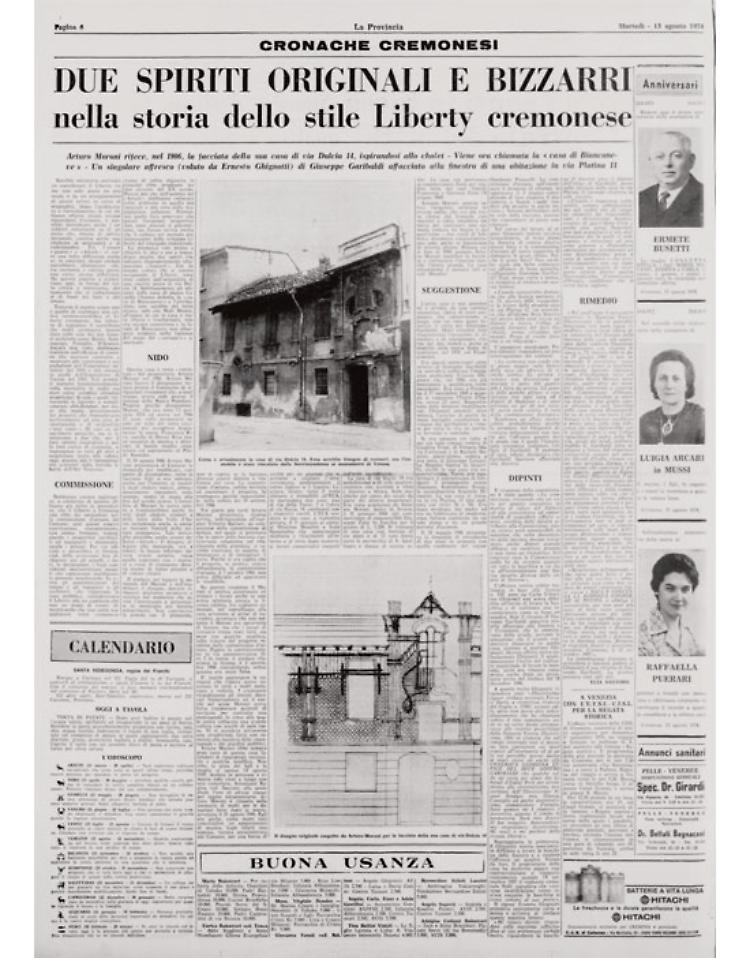 Due spiriti originali e bizzarri nella storia dello stile Liberty cremonese