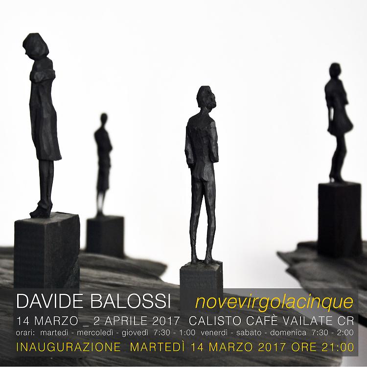 Al Calisto Cafè Davide Balossi e la mostra "novevirgolacinque"