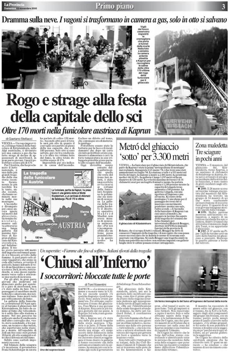 Rogo e strage alla festa della capitale dello sci