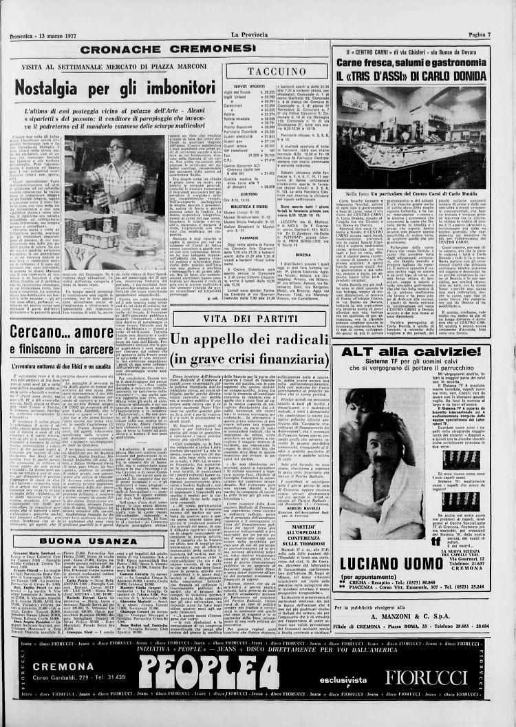 Nostalgia per gli imbonitori
