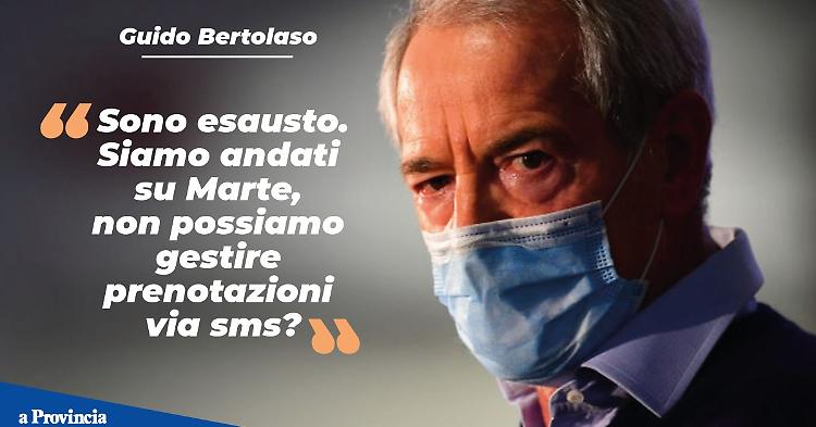 Bertolaso: «Siamo atterrati su Marte, non possiamo gestire prenotazioni via sms?»