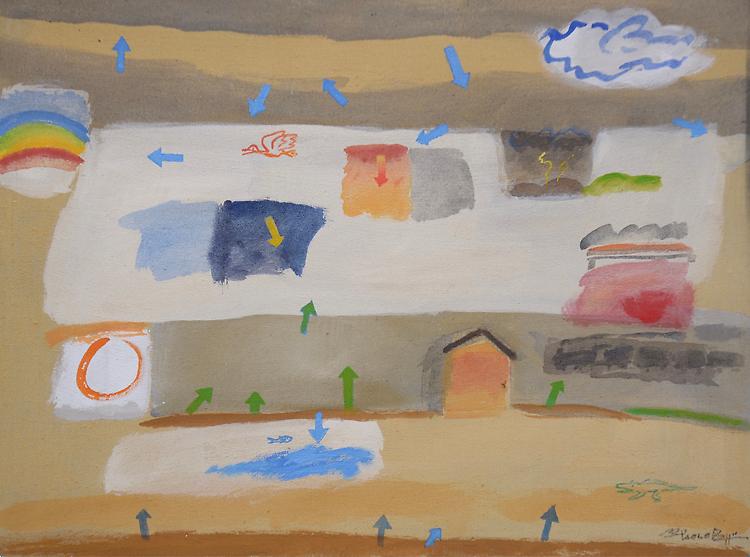 Alla Galleria Il Triangolo la mostra "Il Pianeta su Tela" di Paolo Buggiani 