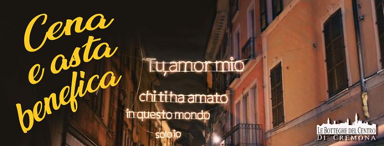 Cena e asta benefica delle luminarie dedicate a Mina