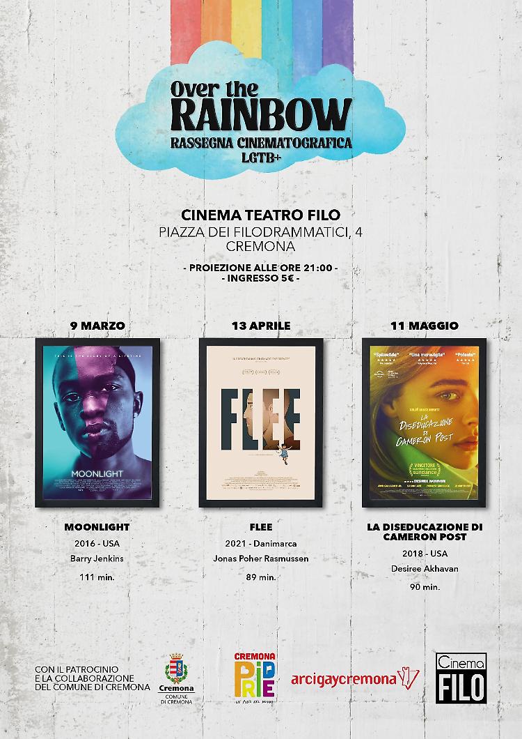 La rassegna cinematografica LGBT+ "Over the rainbow"
