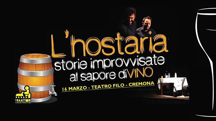 Spettacolo: L'HOSTARIA - Storie improvvisate al sapore diVINO