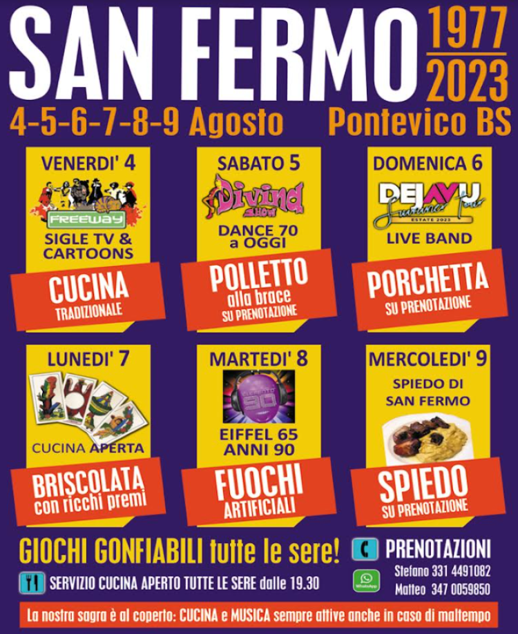 Sagra di San Fermo 2023