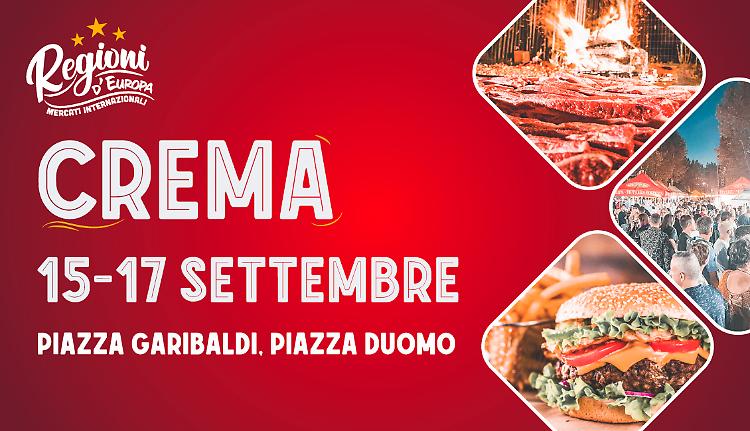 Regioni d'Europa, mercato internazionale con street food e artigianato