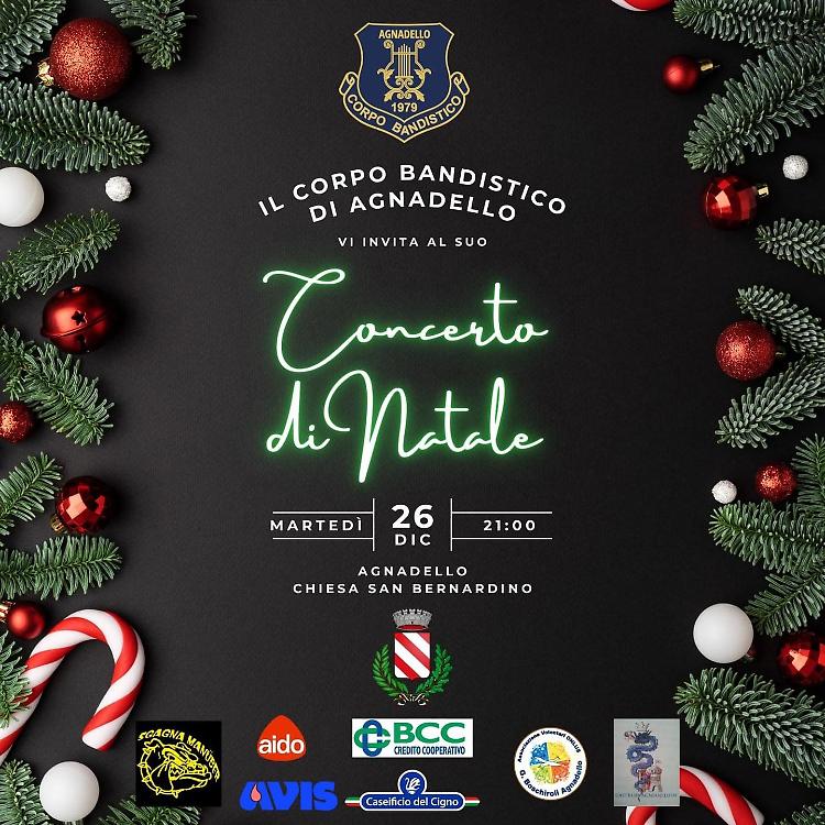 Concerto di Natale del Corpo Bandistico di Agnadello