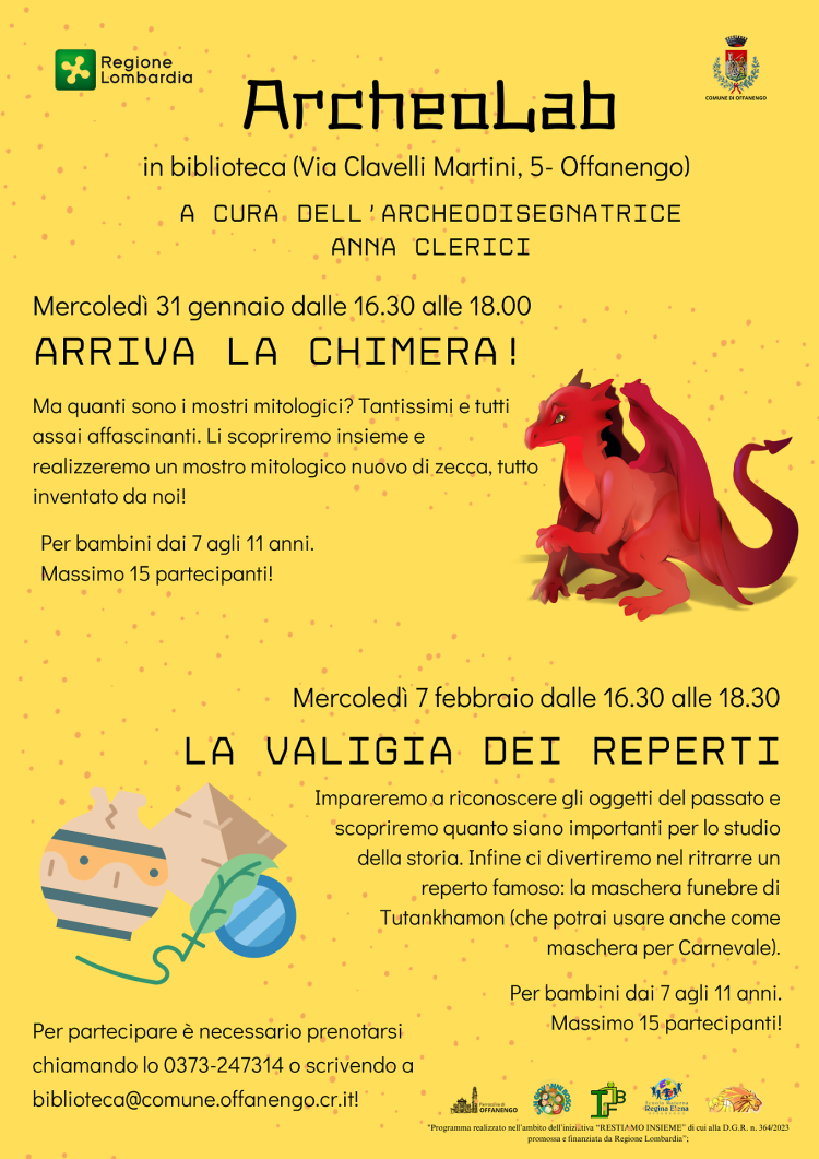ArcheoLab: arriva la Chimera!