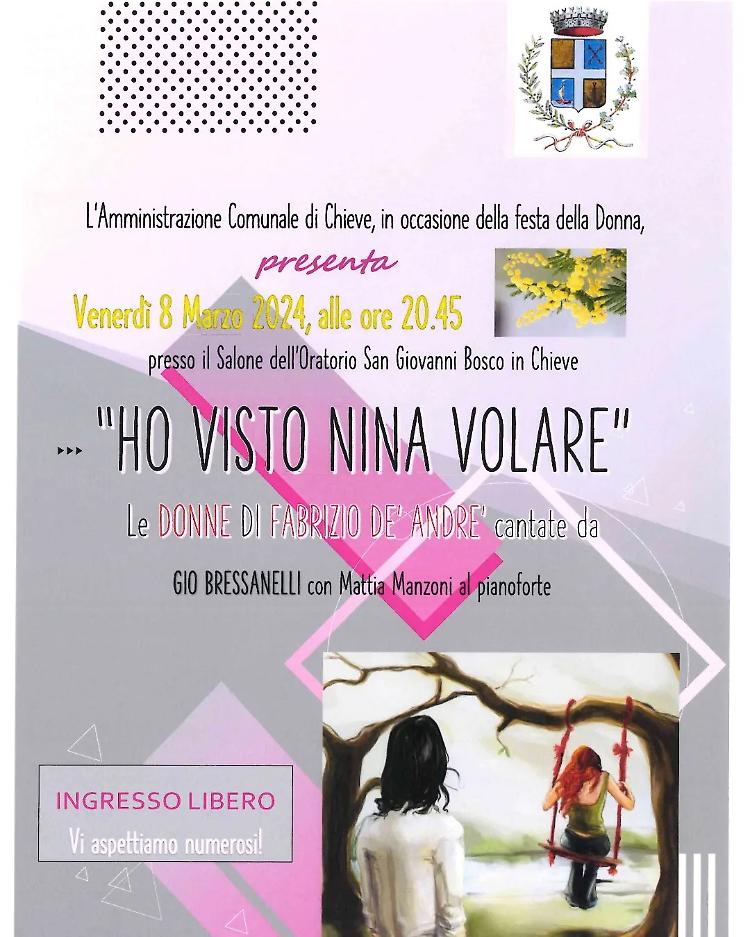"Ho visto Nina volare" con Gio Bressanelli