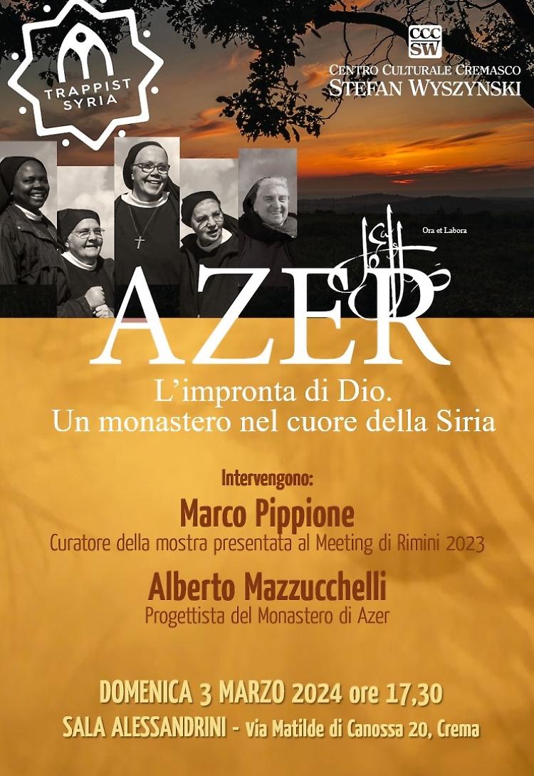 Incontro "Azer l’impronta di dio. Un monastero nel cuore della Siria"