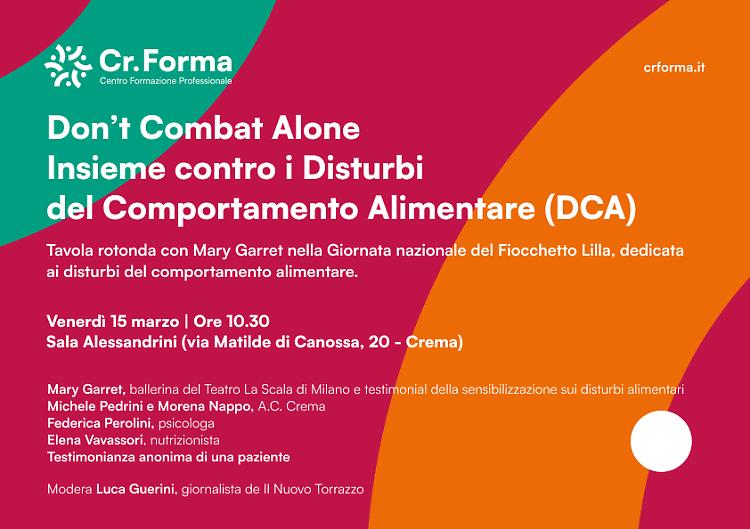 Mary Garret, Insieme contro i disturbi alimentari