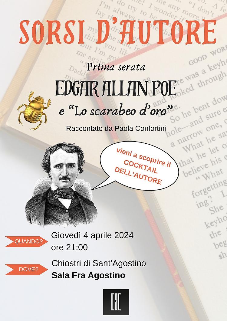 Sorsi d'autore: Edgar Allan Poe, lettura e cocktail