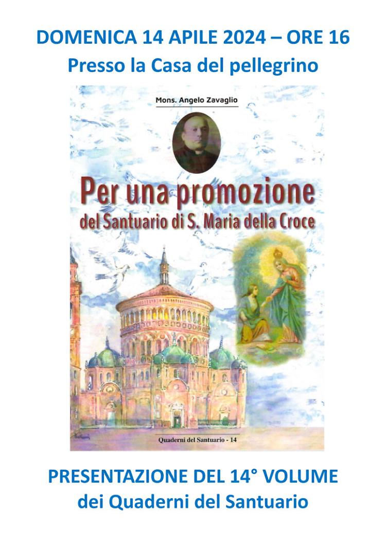 Presentazione del 14° volume dei Quaderni del Santuario