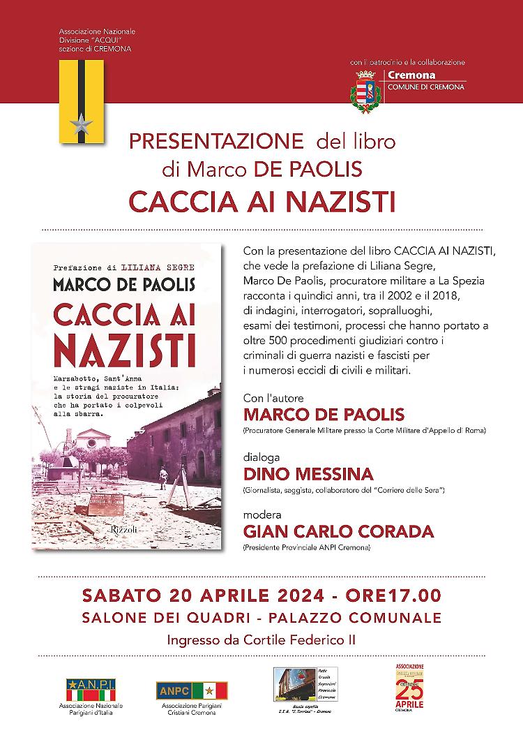 Presentazione del libro "Caccia ai nazisti" di Marco De Paolis