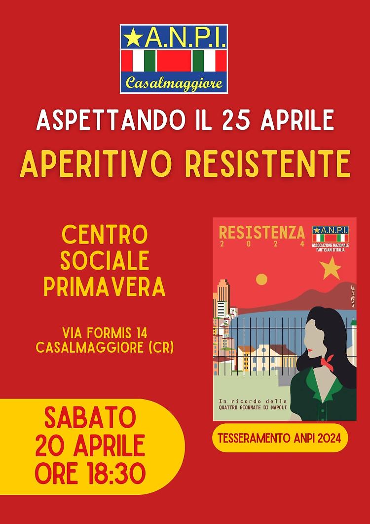 Aperitivo Resistente - Aspettando il 25 aprile 