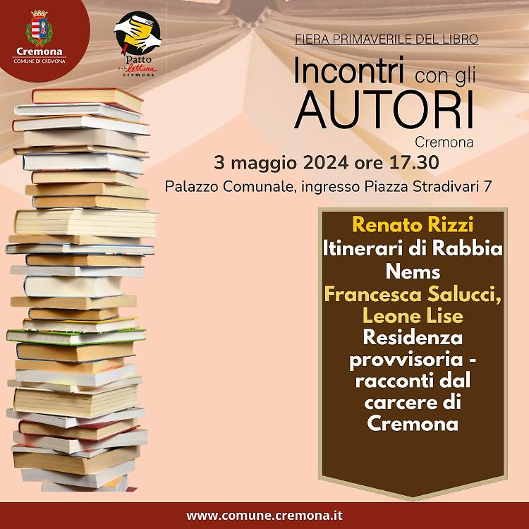 Incontro con l'autore per la Fiera primaverile del libro 2024