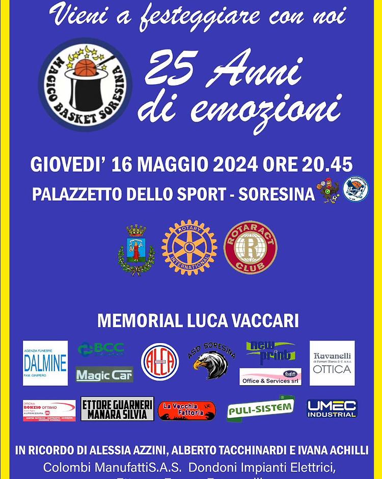 Memorial Luca Vaccari organizzato dal Rotary Club
