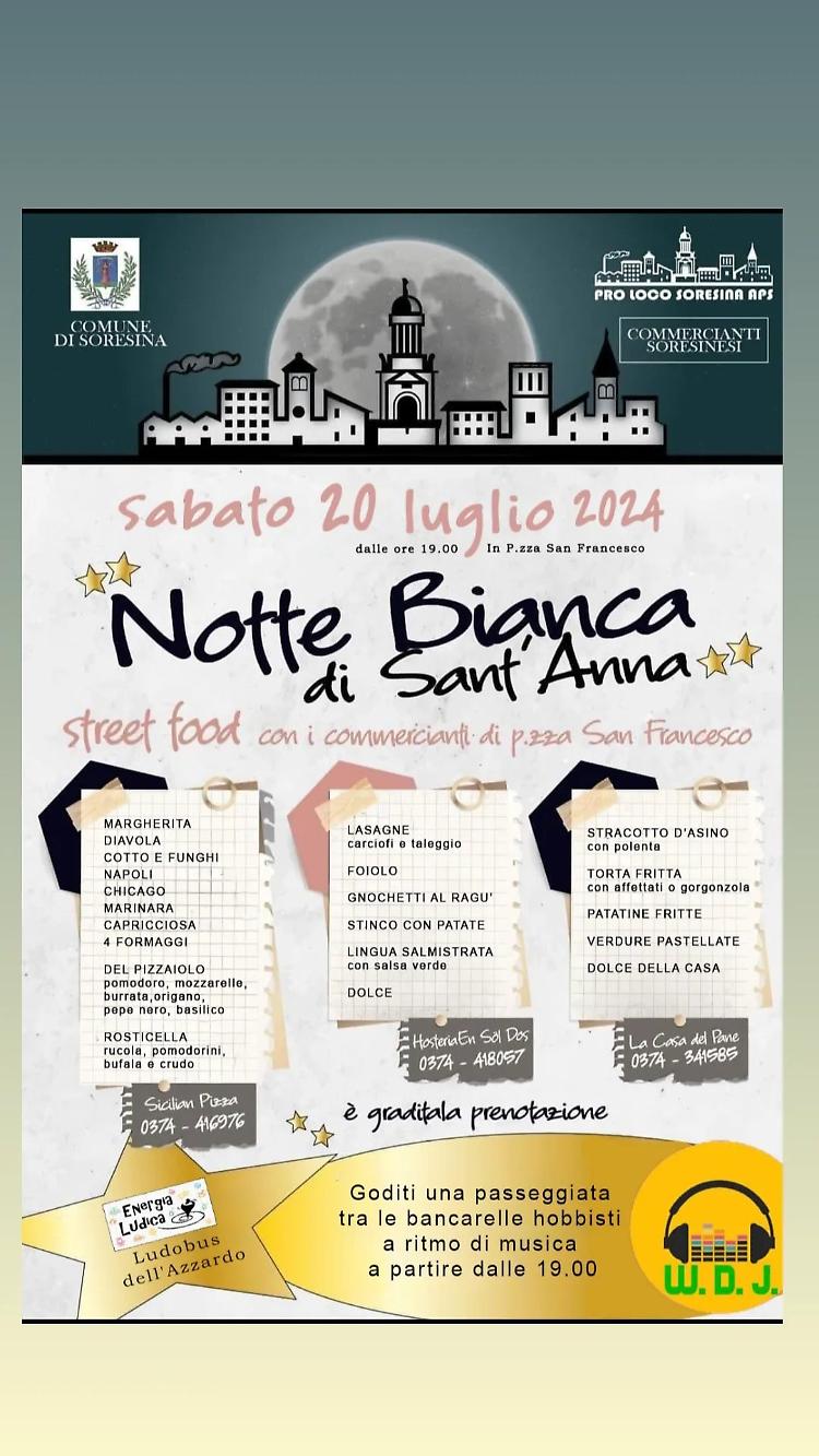 Notte bianca di Sant'Anna a Soresina