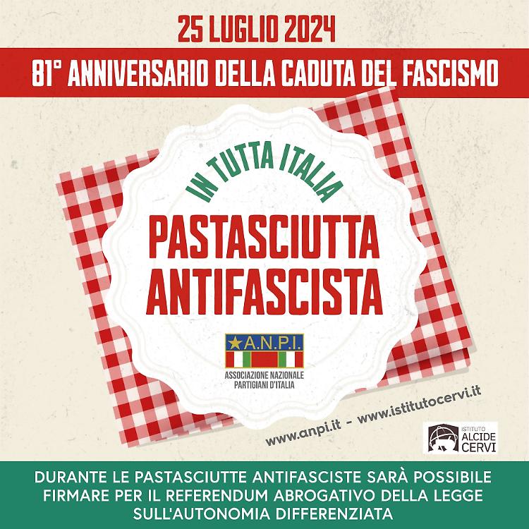 Pastasciutta Antifascista in ricordo dei fratelli Cervi