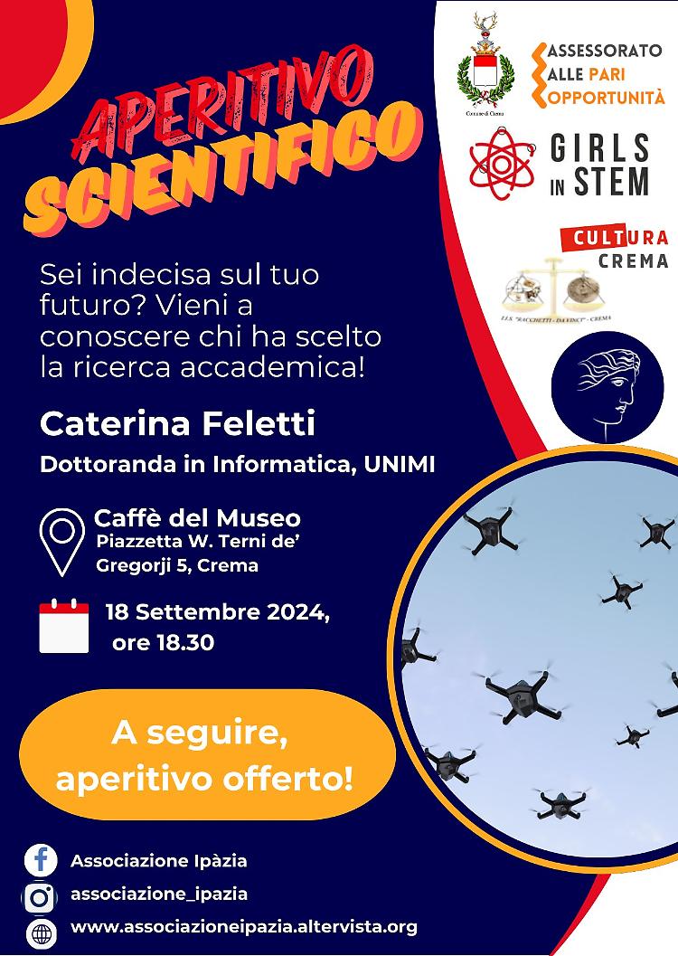 Aperitivo scientifico con Caterina Feletti, dottoranda in Informatica