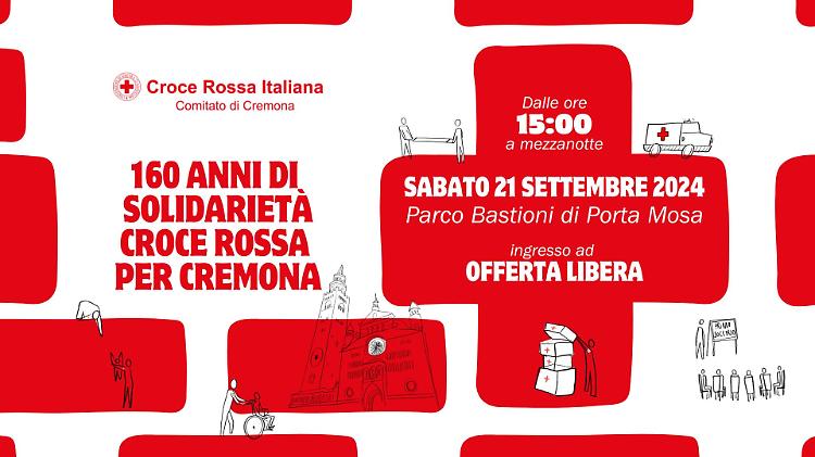 160 anni di solidarietà: Croce Rossa per Cremona