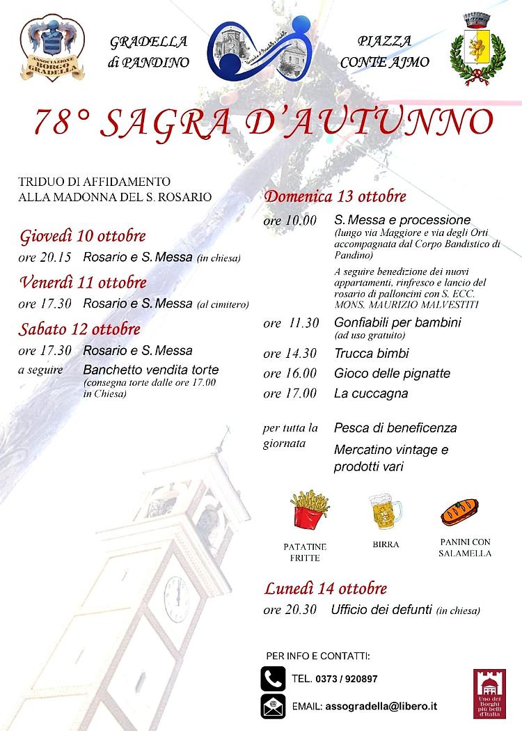 78a Sagra d'Autunno al Borgo di Gradella