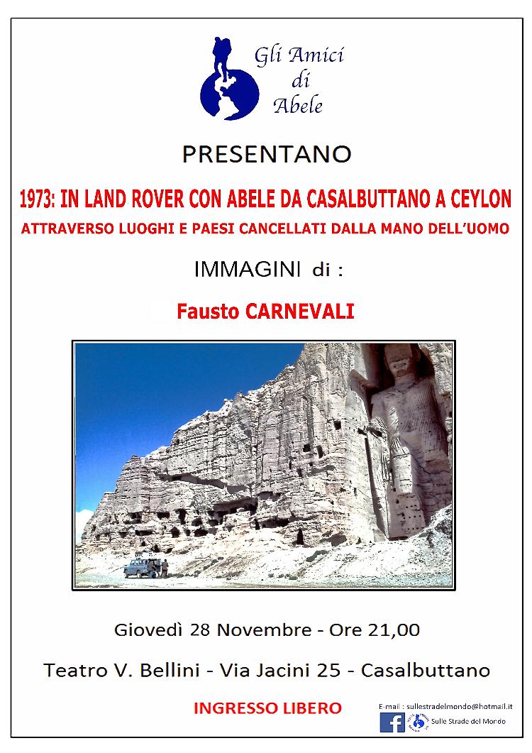 Incontro con "Gli amici di Abele": in Land Rover da Casalbuttano a Ceylon
