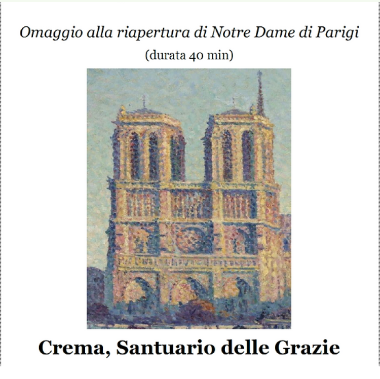 II edizione di Natali Domini: omaggio alla riapertura di Notre Dame di Parigi.