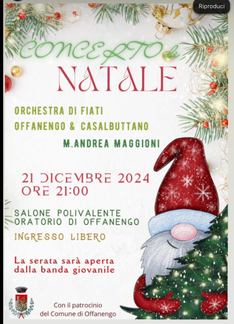 Orchestra fiati di Casalbuttano e Offanengo: Concerto di Natale 