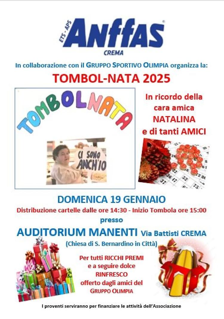 "Tombol - Nata 2025" di Anfass Crema