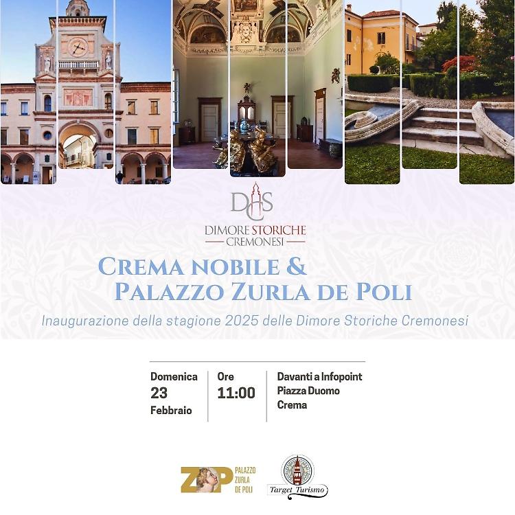 Crema nobile e Palazzo Zurla de Poli - Visita guidata