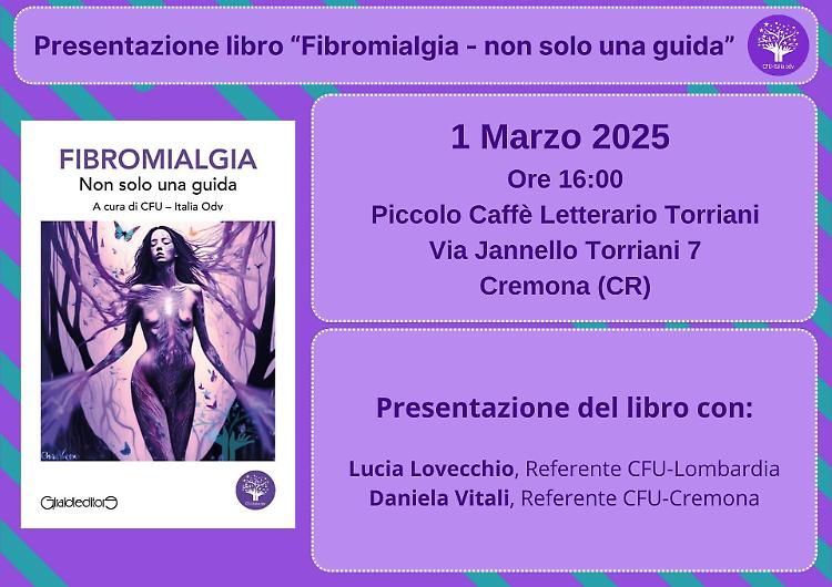 Presentazione del libro "Fibromialgia - Non solo una guida"