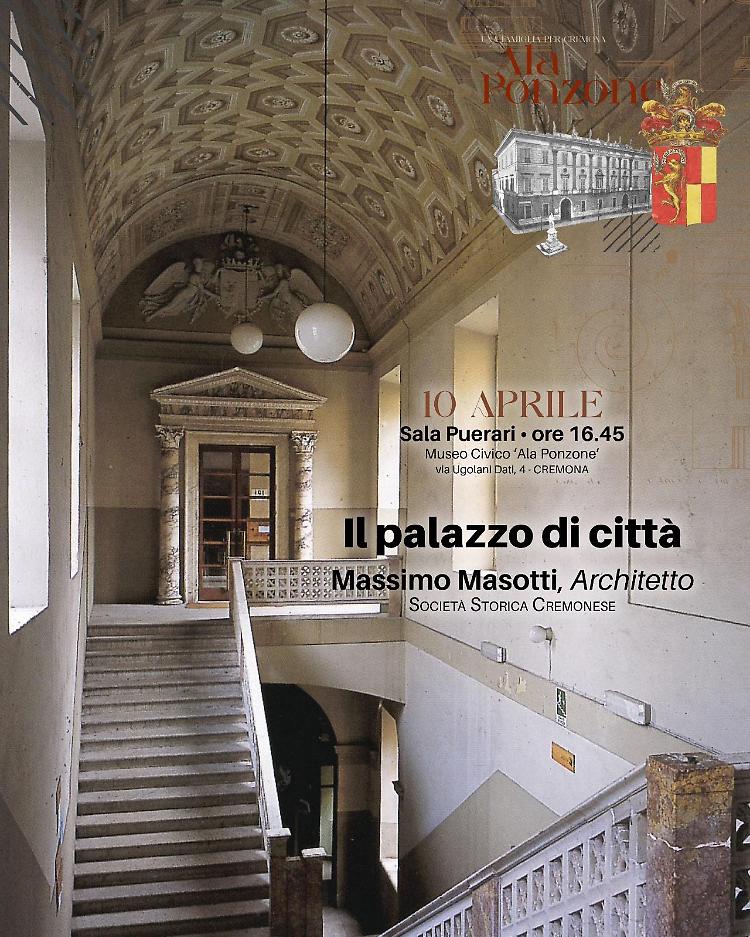 Incontro con Massimo Masotti:  "Il palazzo di città"