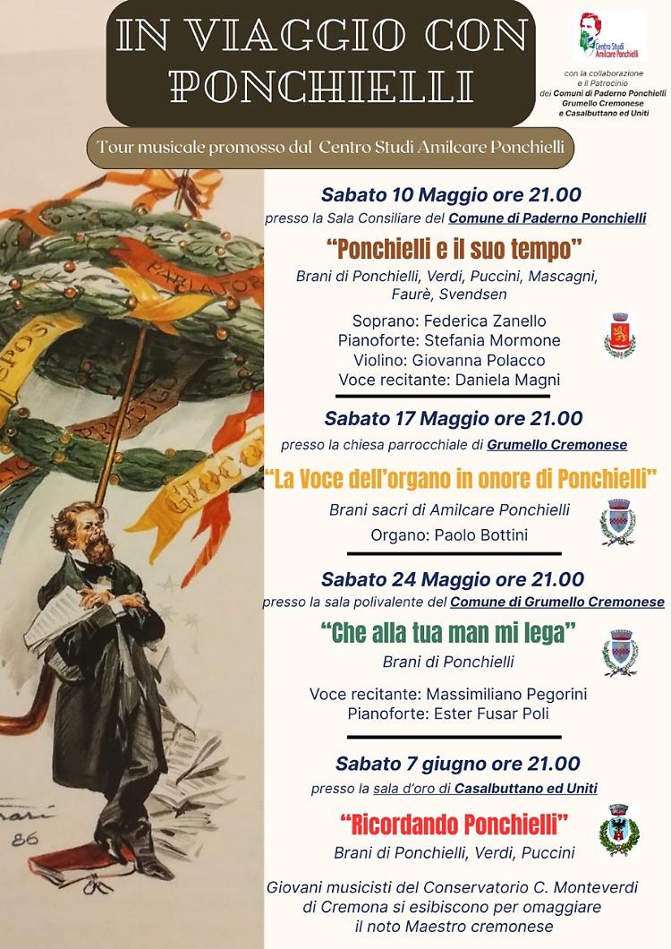 Concerto “Ponchielli e il suo tempo” musica e parole