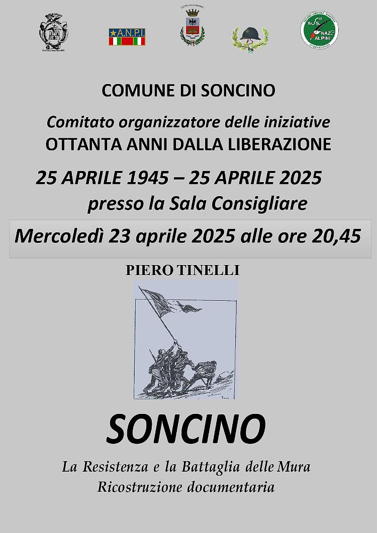 Presentazione multimediale: “Soncino. La Resistenza e la Battaglia delle Mura” 