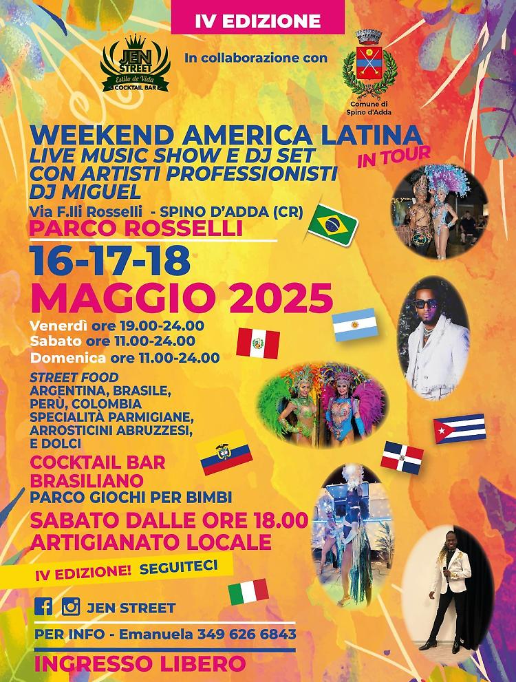 Weekend America Latina in Tour
