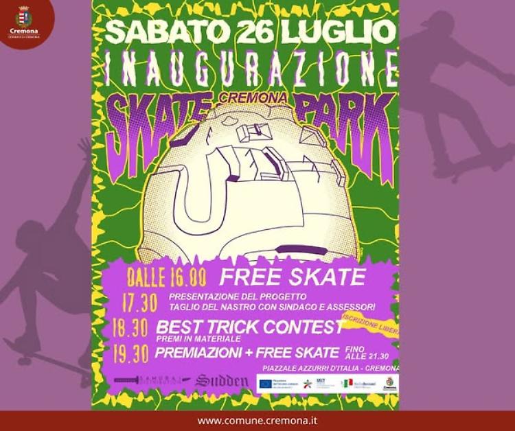 Inaugurazione ufficiale del nuovo Skate Park