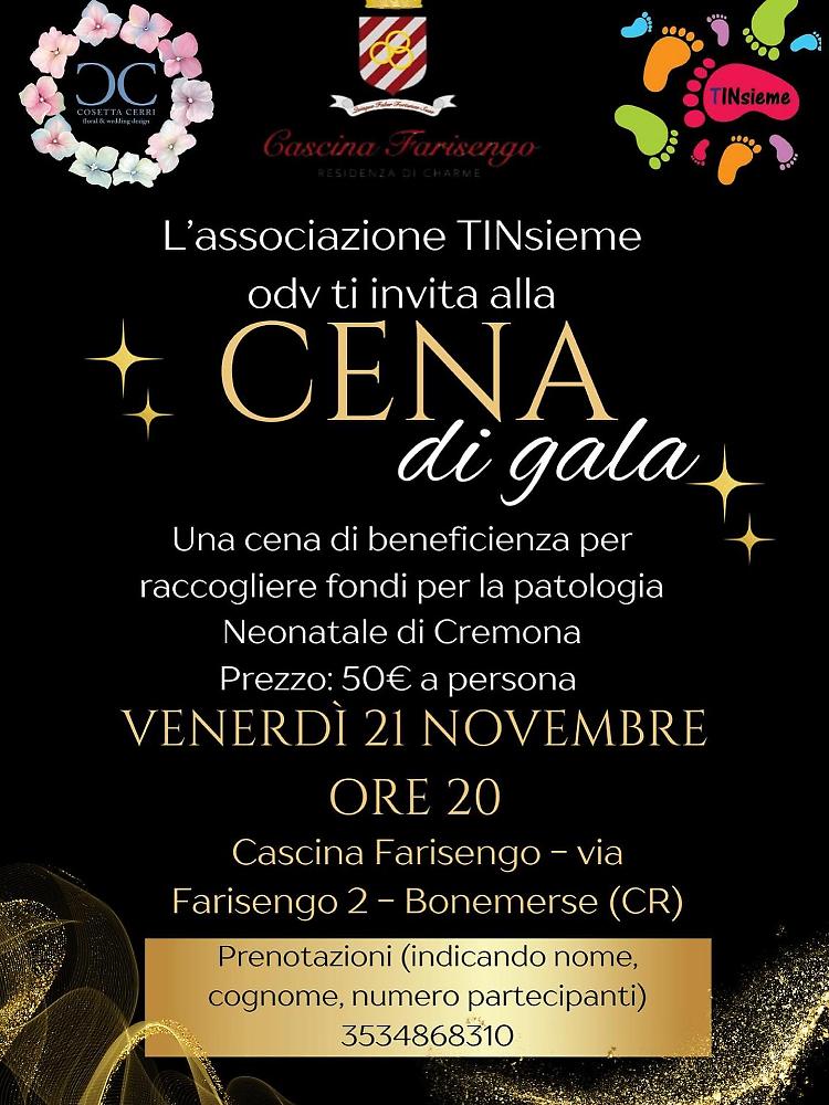 Cena di gala per l'associazione TINsieme odv