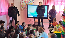 I bambini a lezione di sicurezza