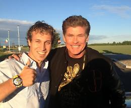 David Hasselhoff 'disperso' a Caorso