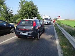 Sorpasso, carambola di mezzi