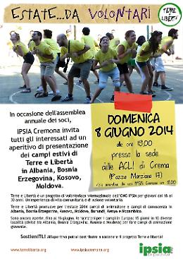 Estate da volontari con 'Terre e Libertà'