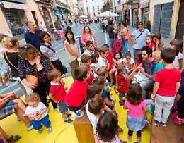 L&rsquo;Ortolano in corso Garibaldi: giochi per bimbi con frutta e verdura