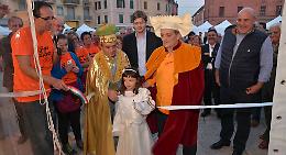 La principessa della zucca in arrivo con il trenino