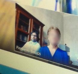 Anziana testimone collegata on line con il tribunale di Trapani